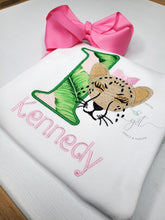 Load image into Gallery viewer, Cheetah Wild one Birthday Shirt