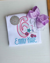 Load image into Gallery viewer, Roller Skate Girl, Disco ball Birthday